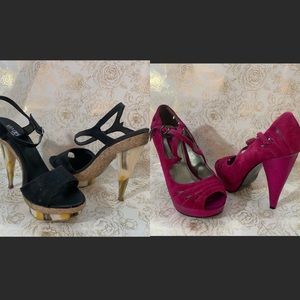 Bundle 2 Pairs of Heels, British & Italian